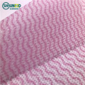 Multi-purpose viscose and polyester spunlace nonwoven fabric household floor kitchen used nonwoven cleaning cloth disposal wipes